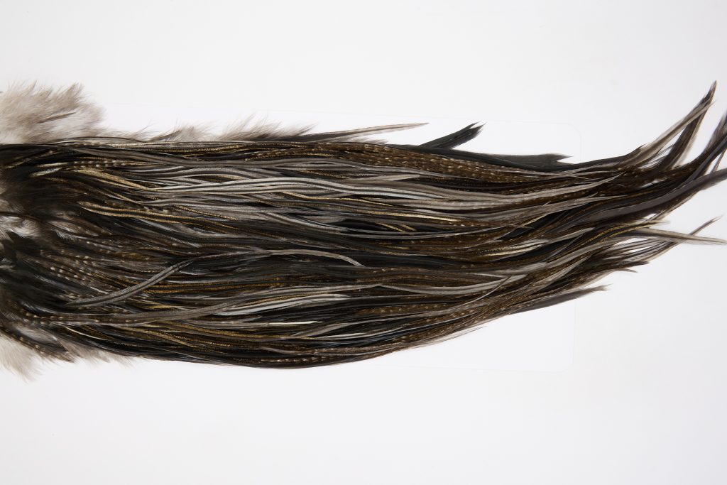 12540 JimsFlyCo Dry Fly Hackle Grade 1 Rooster Saddle Variant Ties Size 10-12