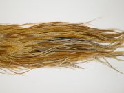 12554 JimsFlyCo Dry Fly Hackle Grade 2 Rooster Saddle Barred Ginger Ties Size 12-14
