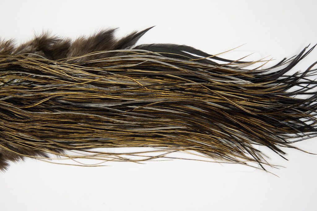 12556 JimsFlyCo Dry Fly Hackle Grade 2 Rooster Saddle Badger Ties Size 14-18