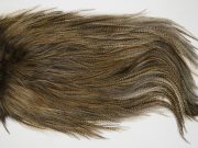 12565 Coq De Leon Dry Fly Hackle Silver Grade Rooster Saddle Light Pardo Ties Size NA