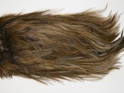 12569 Coq De Leon Dry Fly Hackle Silver Grade Rooster Saddle Light Pardo Ties Size NA