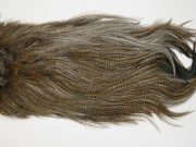 12570 Coq De Leon Dry Fly Hackle Silver Grade Rooster Saddle Light Pardo Ties Size NA