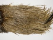 12573 Coq De Leon Dry Fly Hackle Silver Grade Rooster Saddle Light Pardo Ties Size NA