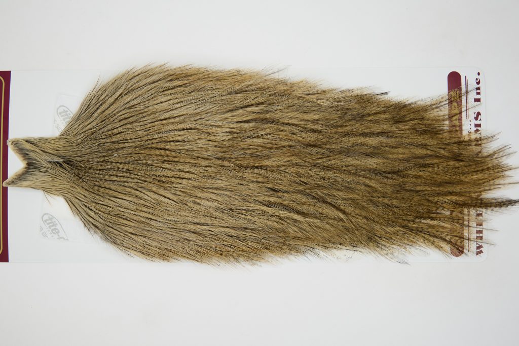 12574 Coq De Leon Dry Fly Hackle None Rooster Cape Medium Pardo Ties Size NA