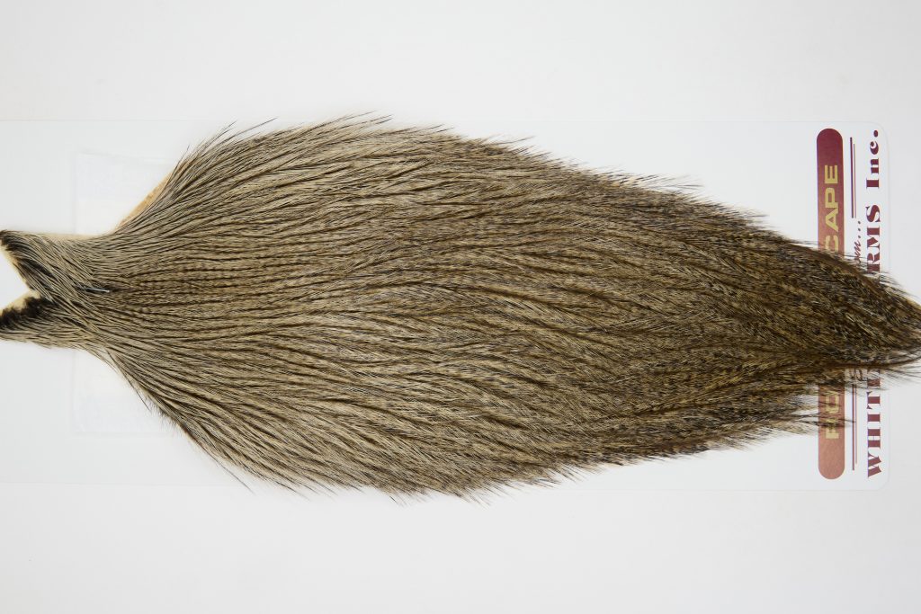 12578 Coq De Leon Dry Fly Hackle None Rooster Cape Dark Pardo Ties Size NA