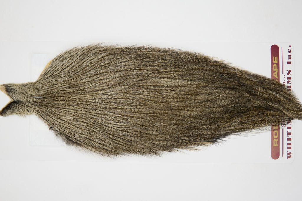 12579 Coq De Leon Dry Fly Hackle None Rooster Cape Dark Pardo Ties Size NA
