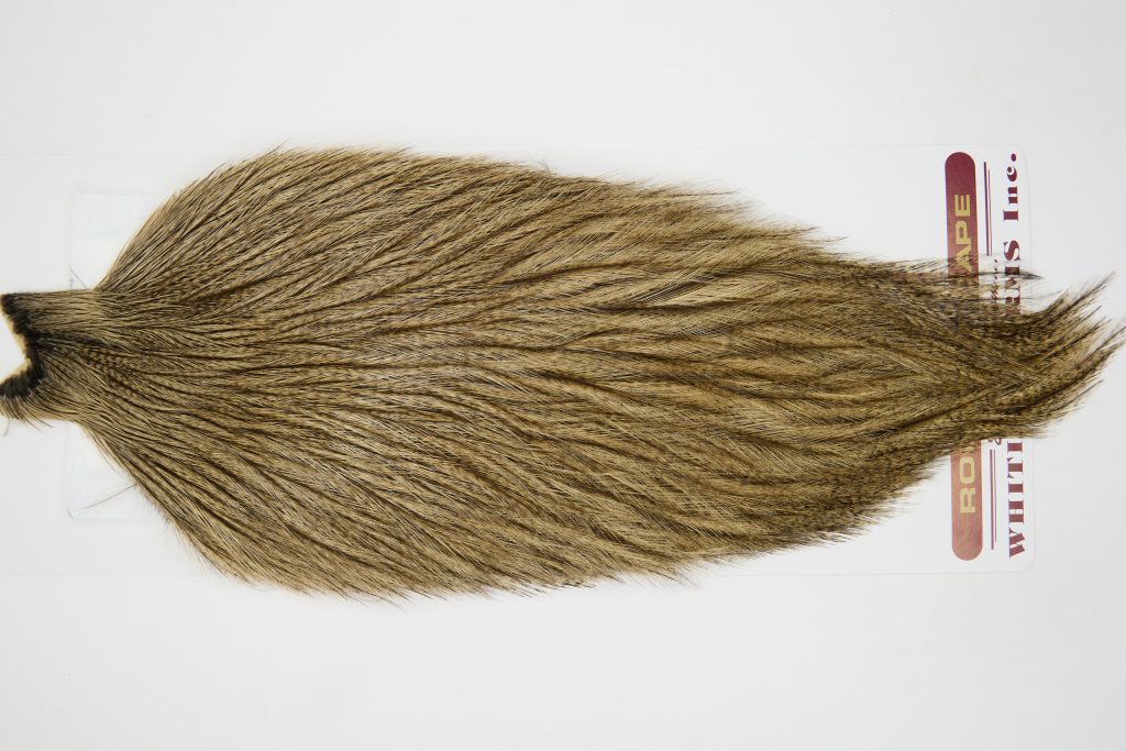12580 Coq De Leon Dry Fly Hackle None Rooster Cape Dark Pardo Ties Size NA