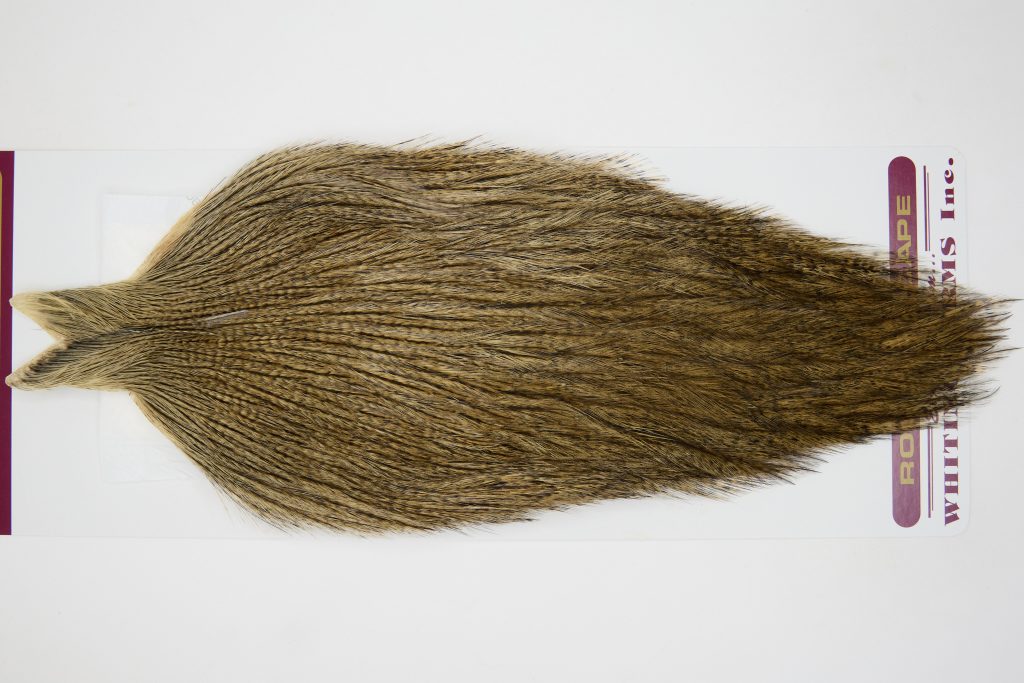 12583 Coq De Leon Dry Fly Hackle None Rooster Cape Dark Pardo Ties Size NA