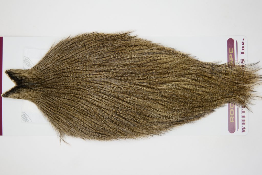 12584 Coq De Leon Dry Fly Hackle None Rooster Cape Dark Pardo Ties Size NA