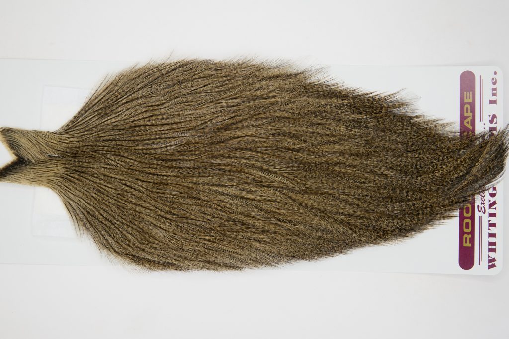 12586 Coq De Leon Dry Fly Hackle None Rooster Cape Dark Pardo Ties Size NA