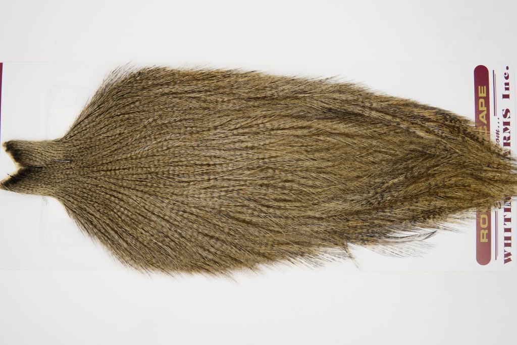 12589 Coq De Leon Dry Fly Hackle None Rooster Cape Dark Pardo Ties Size NA