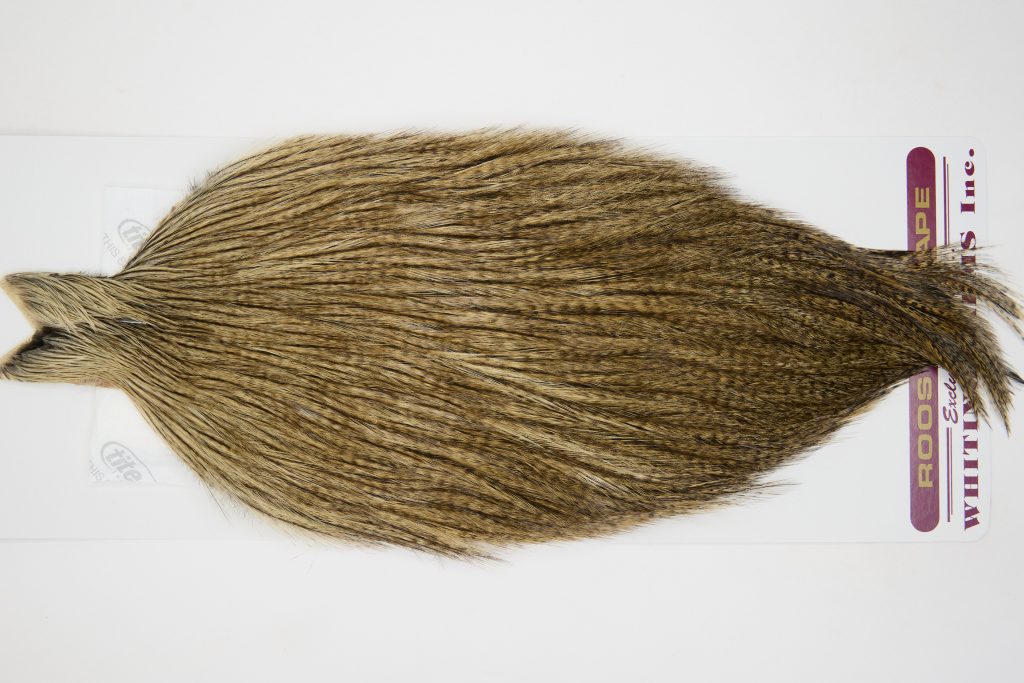 12592 Coq De Leon Dry Fly Hackle None Rooster Cape Dark Pardo Ties Size NA