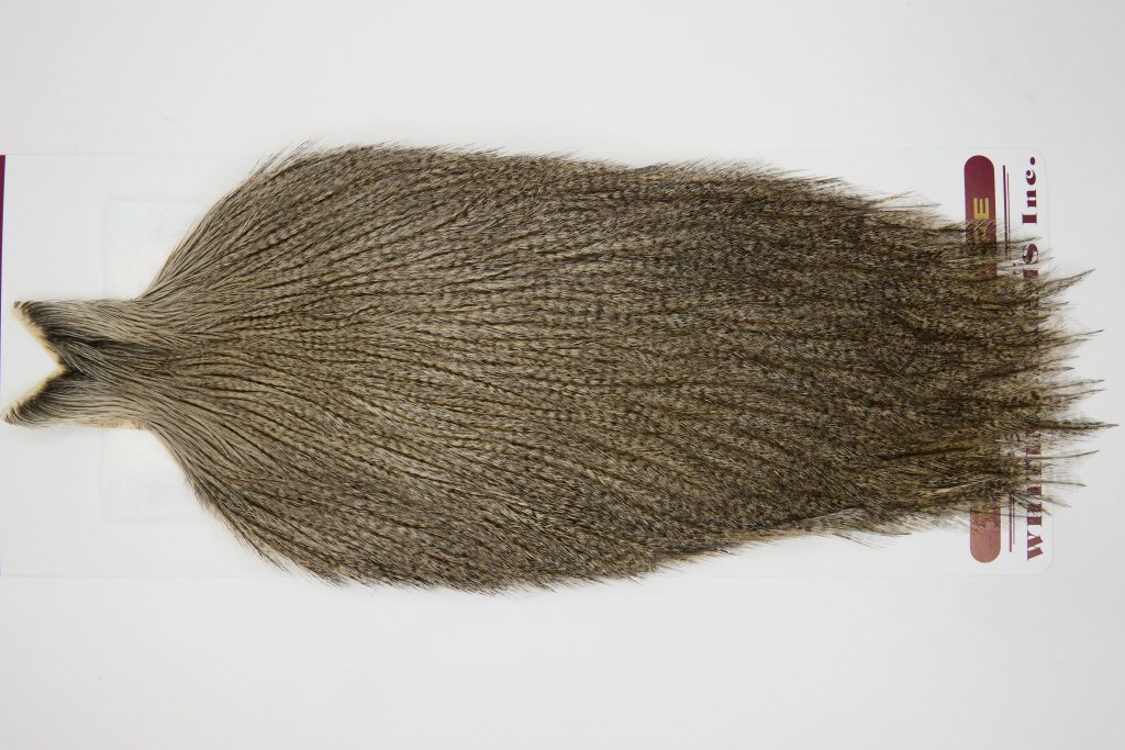 12597 Coq De Leon Dry Fly Hackle Rooster Cape Dark Pardo Ties Size NA