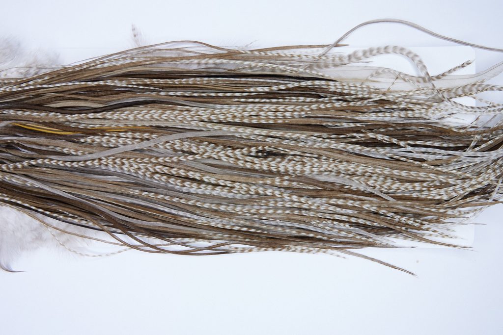 1893 Heritage Dry Fly Hackle Grade 2 Rooster Saddle Variant Ties Size 14-16