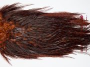 7627 Coq De Leon Dry Fly Hackle Bronze Grade Rooster Saddle Fiery Brown Ties Size NA