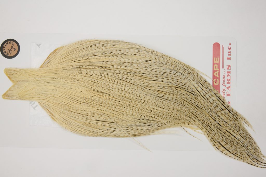 12639 Whiting Dry Fly Hackle Bronze Grade Rooster Cape Variant Ties Size 10-20