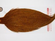 12658 Whiting Dry Fly Hackle Bronze Grade Rooster Cape Grizzly Burnt Orange Ties Size 10-20