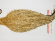 12696 Whiting Dry Fly Hackle Bronze Grade Rooster Cape Barred Medium Ginger Ties Size 8-22