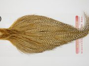12698 Whiting Dry Fly Hackle Bronze Grade Rooster Cape Barred Medium Ginger Ties Size 8-20