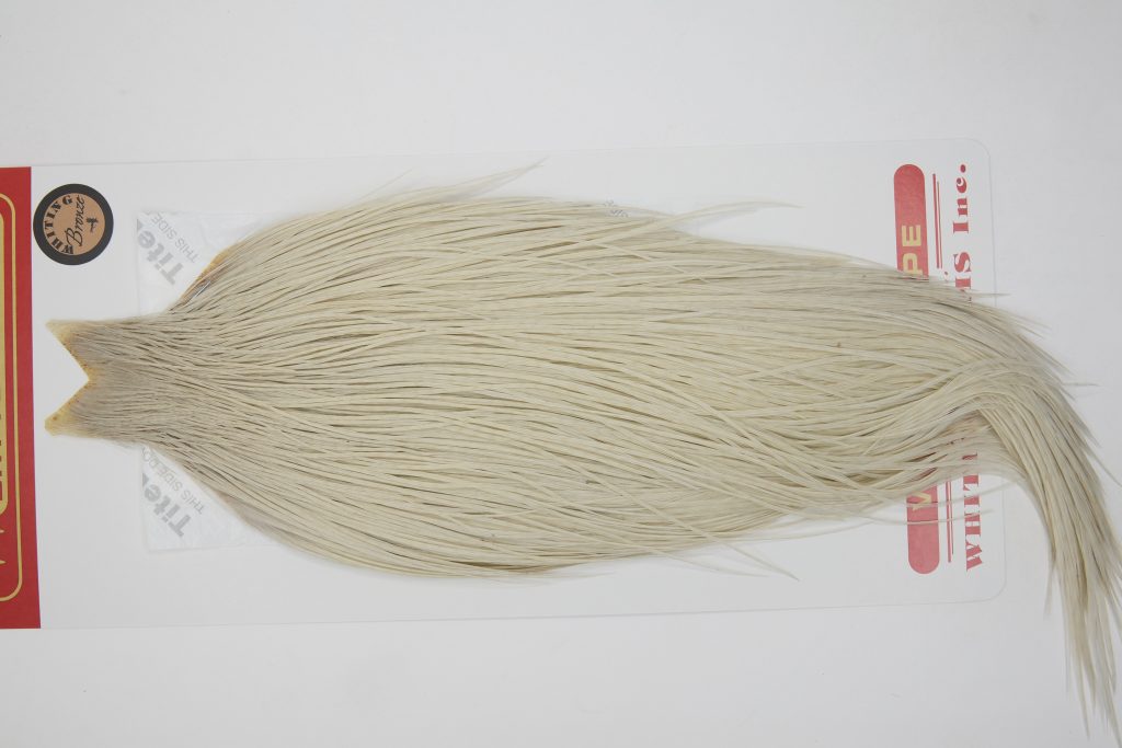 12704 Whiting Dry Fly Hackle Bronze Grade Rooster Cape Light Dun Ties Size 10-20