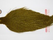 12709 Whiting Dry Fly Hackle Bronze Grade Rooster Cape Grizzly Golden Olive Ties Size 10-24