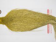 12718 Whiting Dry Fly Hackle Bronze Grade Rooster Cape Grizzly Pale Yellow Ties Size 8-20