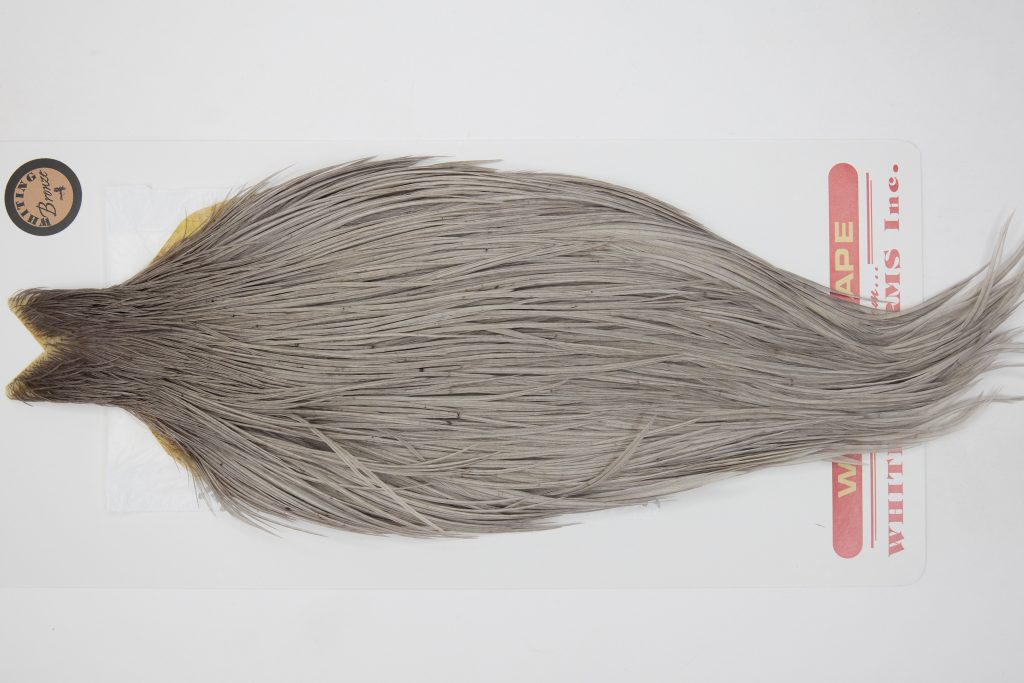 12723 Whiting Dry Fly Hackle Bronze Grade Rooster Cape Medium Dun Ties Size 8-22