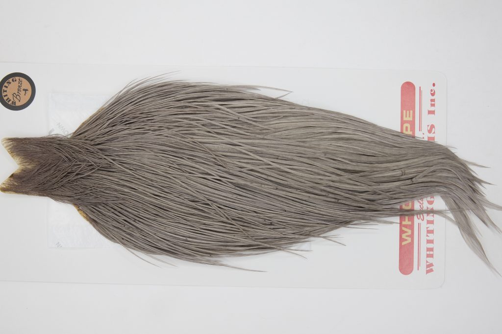 12725 Whiting Dry Fly Hackle Bronze Grade Rooster Cape Medium Dun Ties Size 8-20