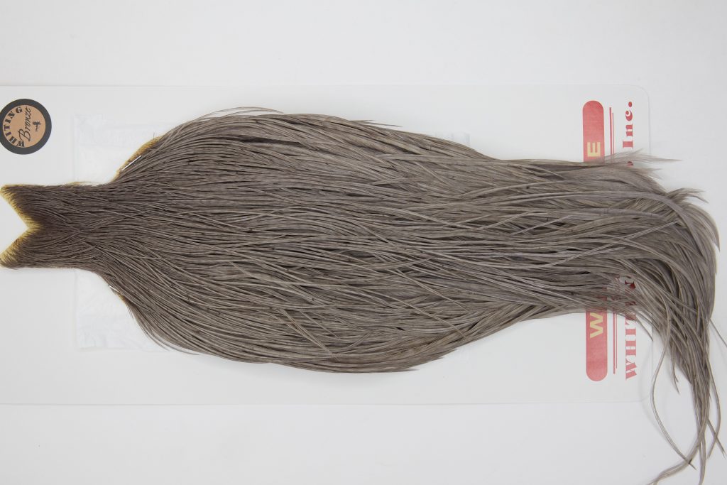 12727 Whiting Dry Fly Hackle Bronze Grade Rooster Cape Medium Dun Ties Size 8-20