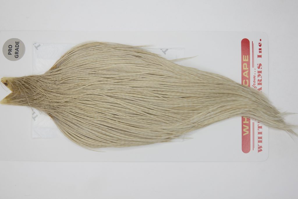 12738 Whiting Dry Fly Hackle Pro Grade Rooster Cape Light Dun Ties Size 10-22