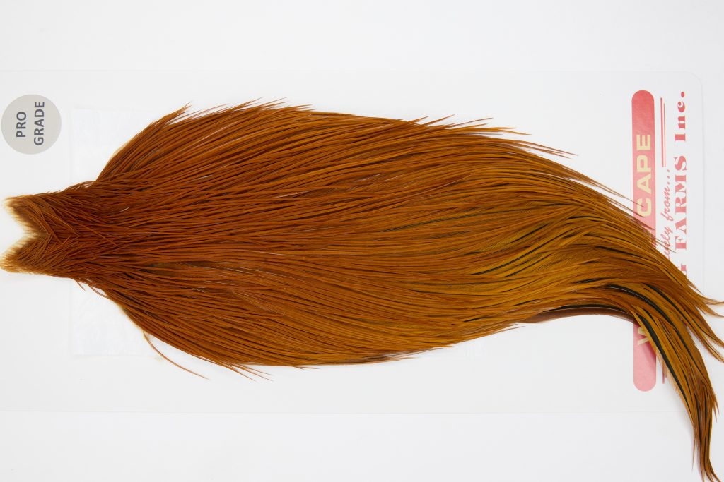 12751 Whiting Dry Fly Hackle Pro Grade Rooster Cape Brown Ties Size 8-22