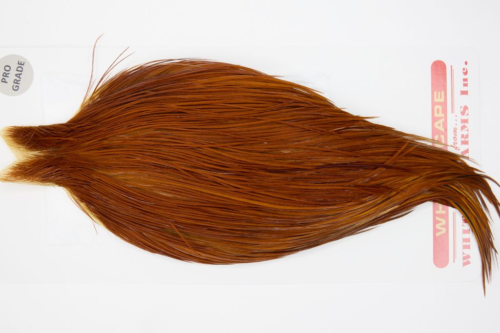 12755 Whiting Dry Fly Hackle Pro Grade Rooster Cape Brown Ties Size 8-20