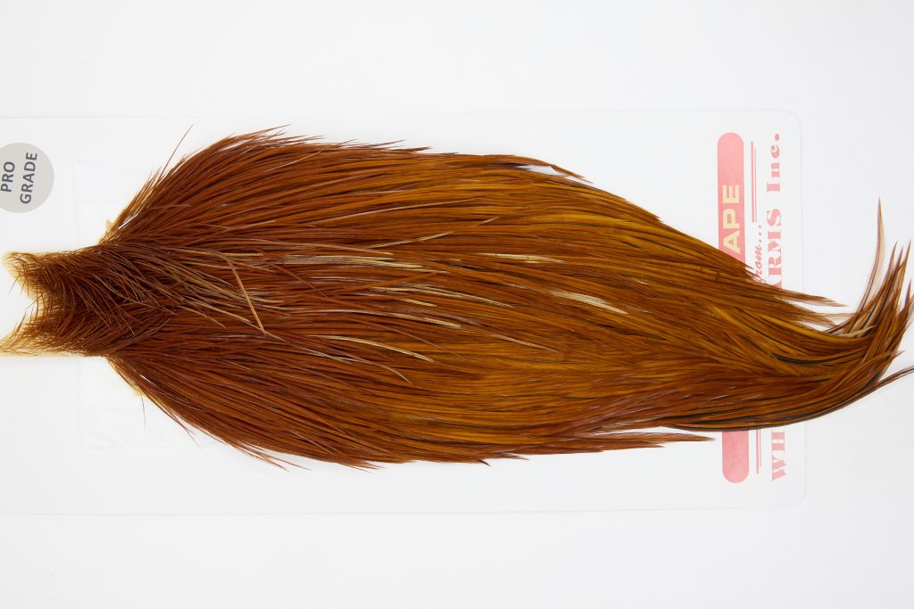 12756 Whiting Dry Fly Hackle Pro Grade Rooster Cape Brown Ties Size 8-22