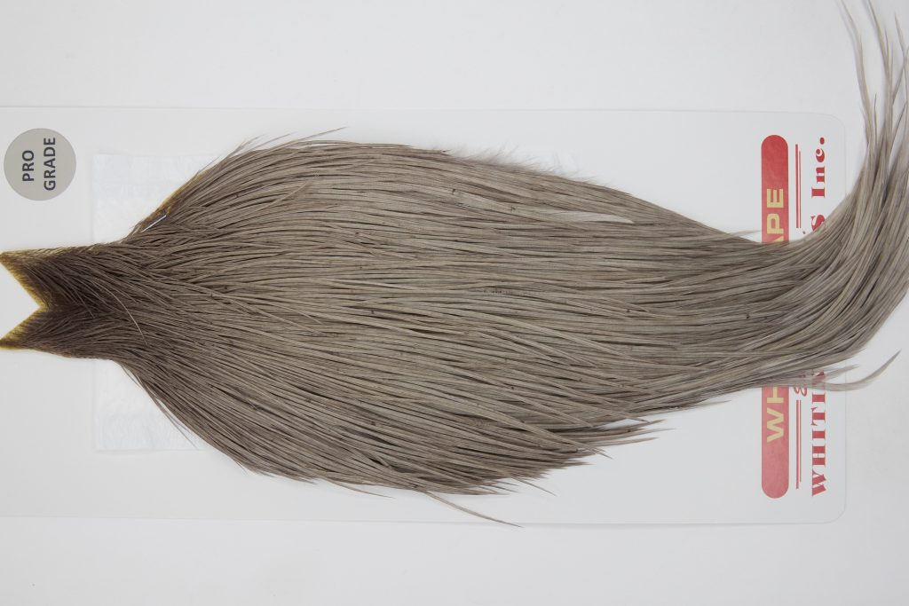 12772 Whiting Dry Fly Hackle Pro Grade Rooster Saddle Medium Dun Ties Size 10-22