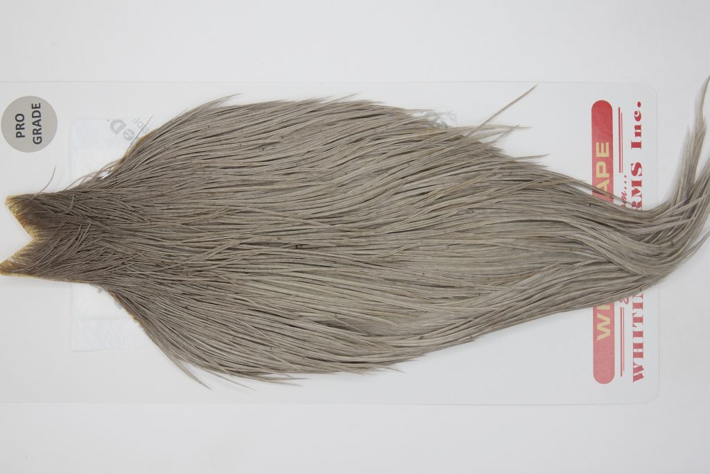 12773 Whiting Dry Fly Hackle Pro Grade Rooster Saddle Medium Dun Ties Size 8-20