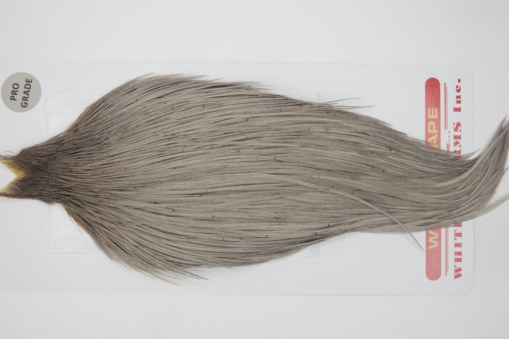 12775 Whiting Dry Fly Hackle Pro Grade Rooster Saddle Medium Dun Ties Size 10-22