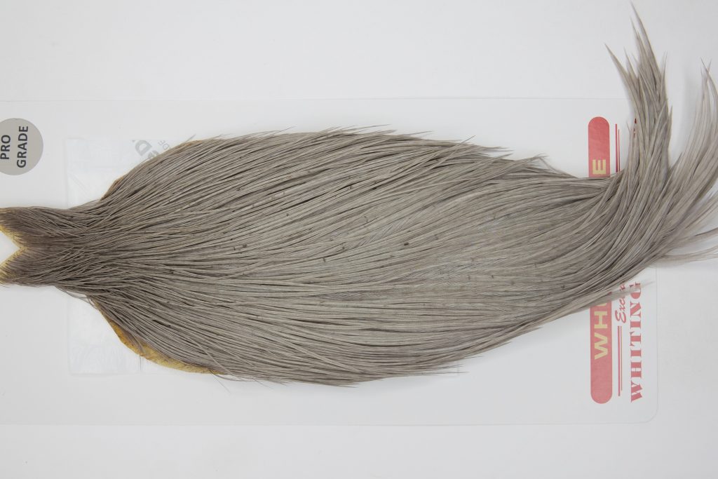 12777 Whiting Dry Fly Hackle Pro Grade Rooster Saddle Medium Dun Ties Size 8-20