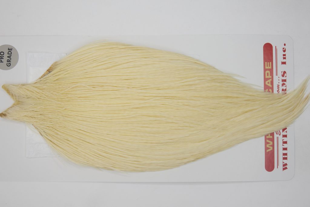 12778 Whiting Dry Fly Hackle Pro Grade Rooster Saddle White Ties Size 8-18