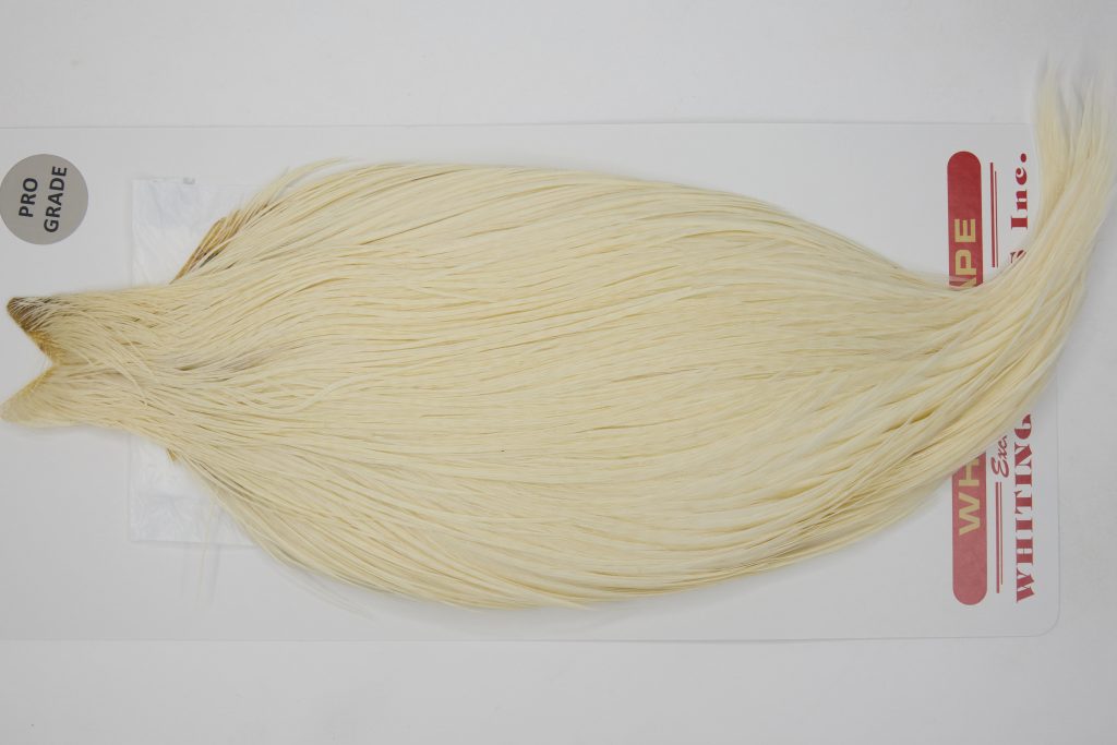 12779 Whiting Dry Fly Hackle Pro Grade Rooster Saddle White Ties Size 8-20