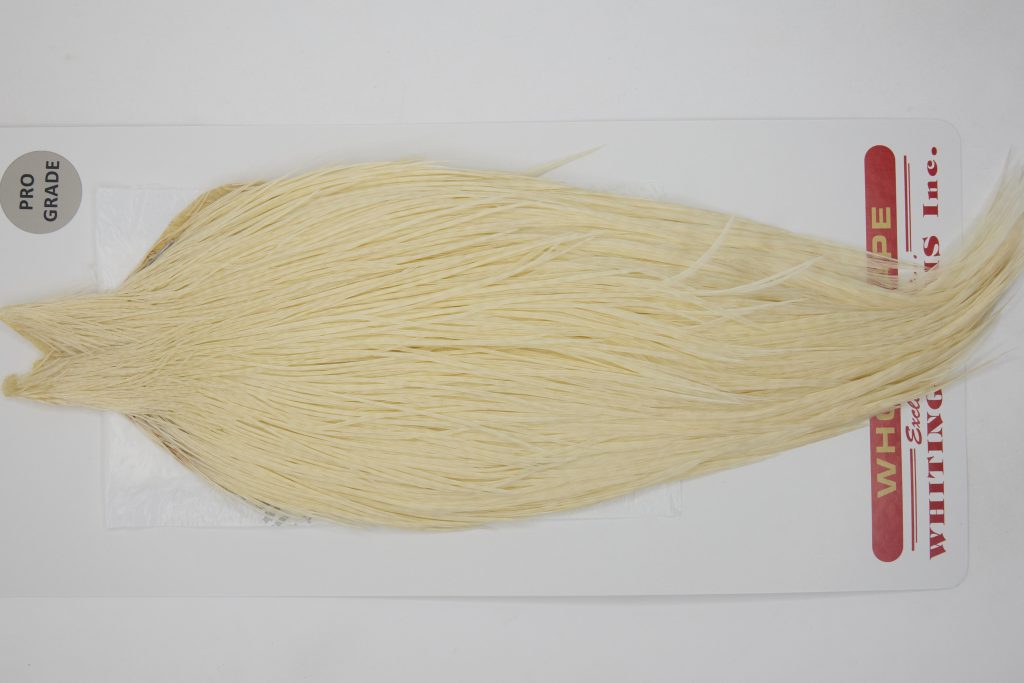 12780 Whiting Dry Fly Hackle Pro Grade Rooster Saddle White Ties Size 10-20