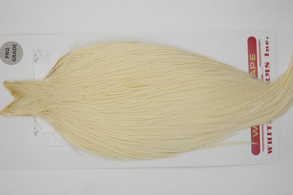 12782 Whiting Dry Fly Hackle Pro Grade Rooster Saddle White Ties Size 10-18