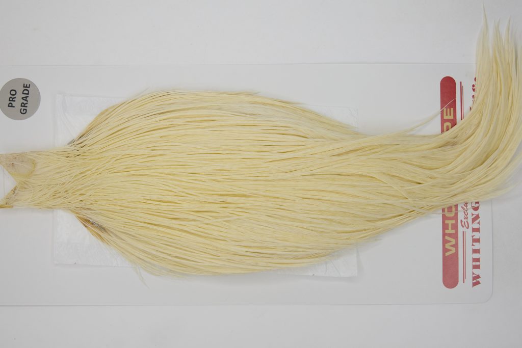 12783 Whiting Dry Fly Hackle Pro Grade Rooster Saddle White Ties Size 8-22