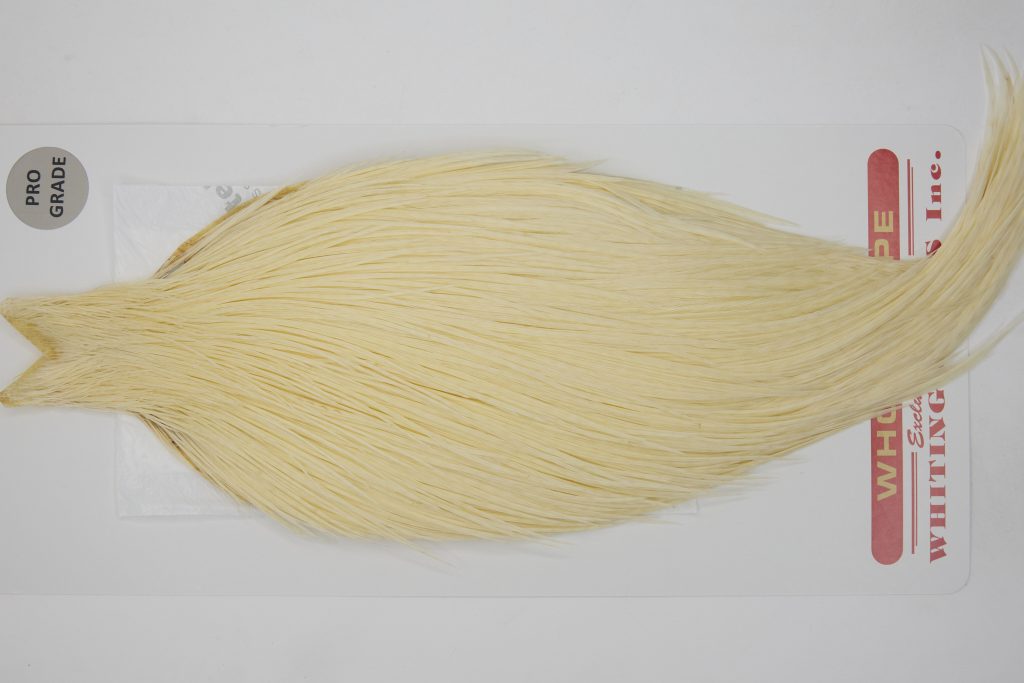 12784 Whiting Dry Fly Hackle Pro Grade Rooster Saddle White Ties Size 8-20