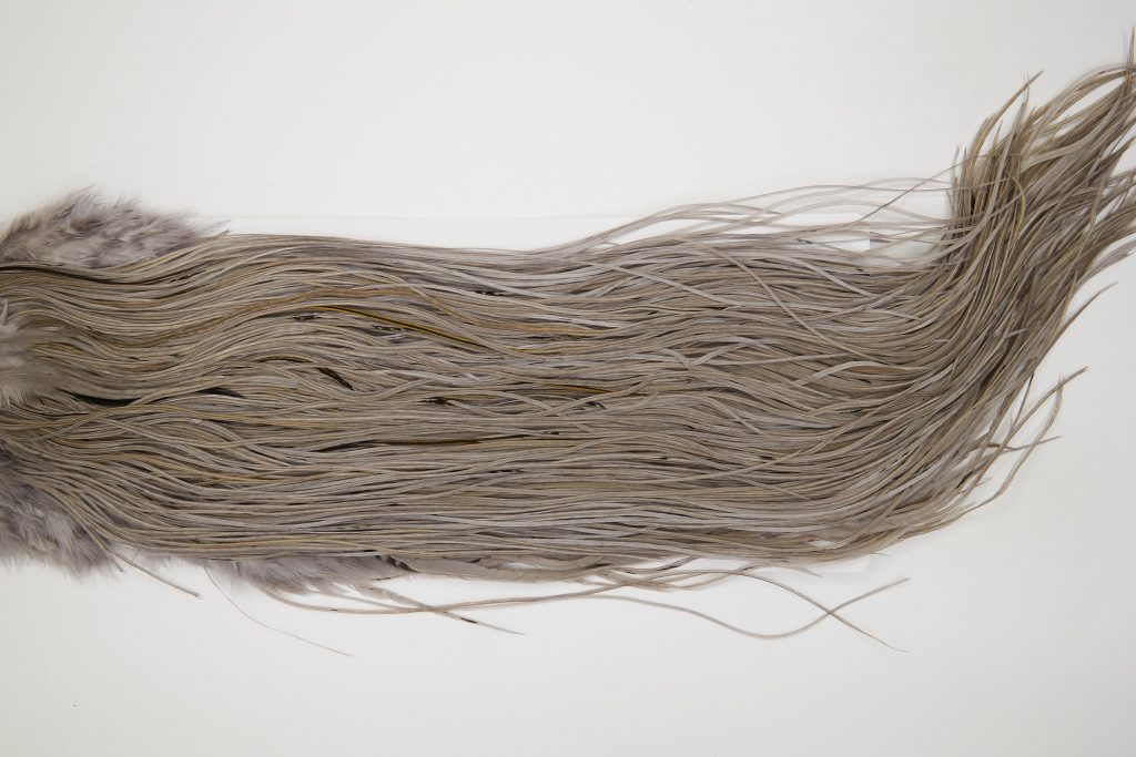 12799 Whiting Hackle Platinum Grade Midge Saddle Medium Dun Ties Size 16-20