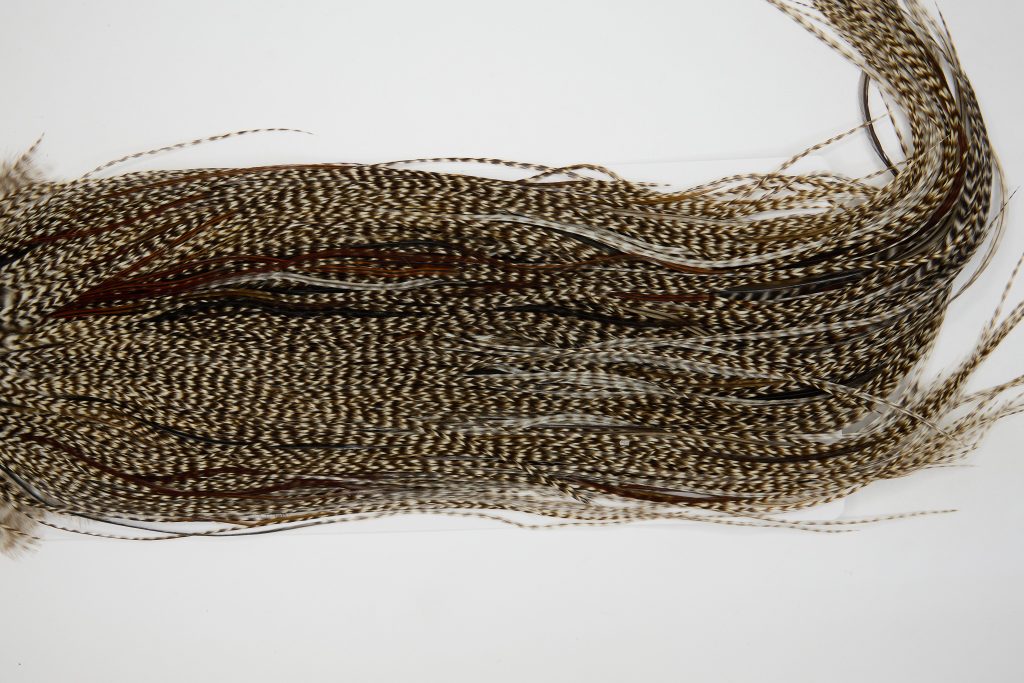 12810 Whiting Hackle Silver Grade Midge Saddle Dun Grizzly Ties Size 14-18