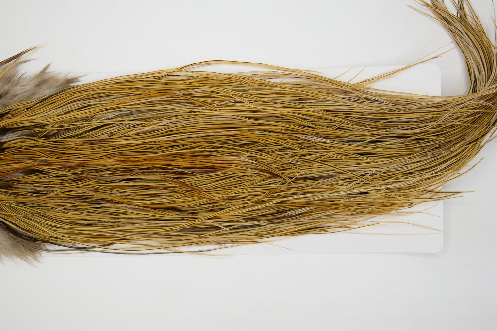 12838 Whiting Hackle Bronze Grade Midge Saddle Golden Badger Ties Size 16-18