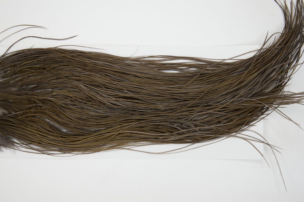 12844 Whiting Hackle Bronze Grade Midge Saddle Dark Dun Ties Size 18-22
