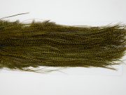 12853 Whiting Hackle Pro Grade Midge Saddle Grizzly Dark Olive Ties Size 18-22