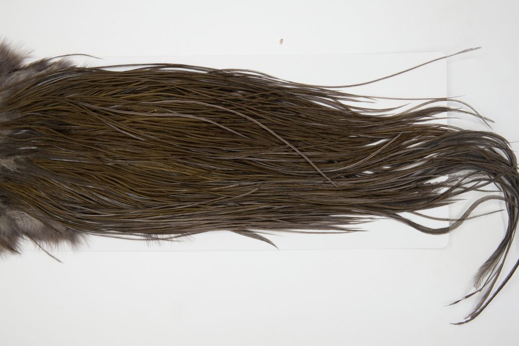 12860 Whiting Hackle Pro Grade Midge Saddle Dark Dun Ties Size 16-18