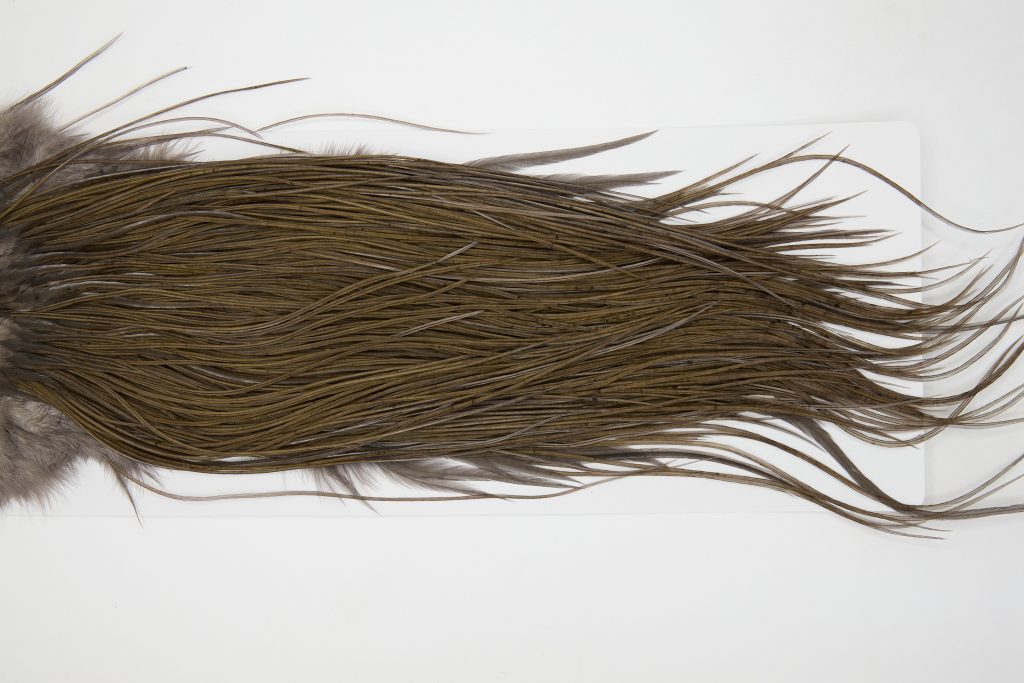 12861 Whiting Hackle Pro Grade Midge Saddle Dark Dun Ties Size 16-18